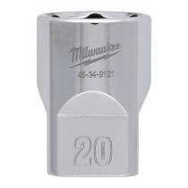 Milwaukee 4932480018 - VASO CORTO DE 1/2"DE 20MM