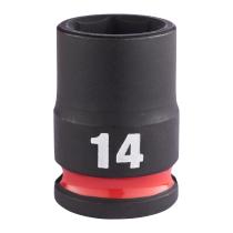 Milwaukee 4932480271 - VASO DE IMPACTO 3/8" CORTO 14MM