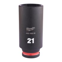 Milwaukee 4932480295 - VASO DE IMPACTO 3/8" LARGO 21MM