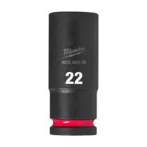 Milwaukee 4932480340 - VASO DE IMPACTO 1/2"LARGO 22MM