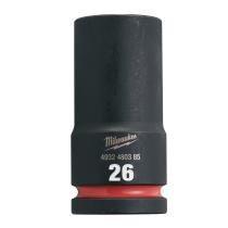 Milwaukee 4932480385 - VASO DE IMPACTO 3/4"LARGO 26MM