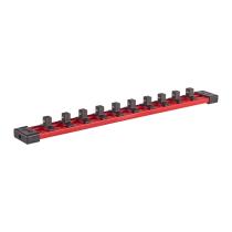 Milwaukee 4932480446 - RAíL DE TRANSPORTE PARA VASOS DE 3/8", 350MM Y 10 CLIPS