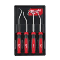 Milwaukee 4932480568 - JUEGO DE 4 EXTRACTORES DE RETENES HD