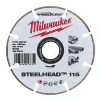 Milwaukee 4932492014 - DISCO DIAMANTE STEELHEAD 115MM CORTE DE ACERO Y ACERO INOXID