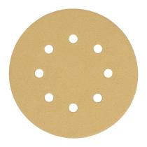 Milwaukee 4932492183 - DISCO PREMIUM 125MM FIJACIóN RáPIDA (8 ORIF.) 240GR - 10UDS