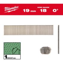 Milwaukee 4932492550 - CLAVOS 18G 19MM - 10.000UDS