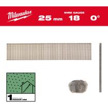 Milwaukee 4932492551 - CLAVOS 18G 25MM - 5.000UDS