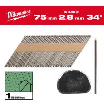 Milwaukee 4932492597 - CLAVOS 34º -D- 7,4X2,9 75MM - 2.200UDS