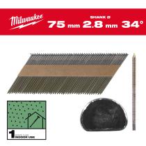 Milwaukee 4932492602 - CLAVOS 34º -D- 7,4X2,9 75MM - 2.200UDS