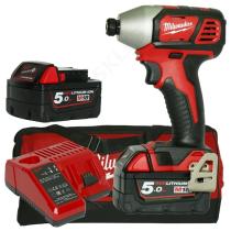 Milwaukee 4933443570K - ATORNILLADOR D EIMPACTO 1/4" + BATERIA + CARGADOR + BOLSA