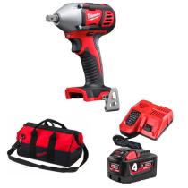 Milwaukee 4933443590K - LLAVE DE IMPACTO + CARGADOR + BATERÍA + BOLSA