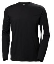 Helly Hansen 79159990 - HELLY HANSEN WW LS CAMISETA NEGRO