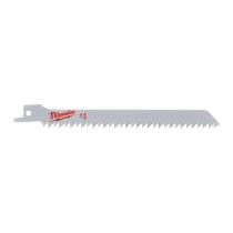 Milwaukee 48001076 - HOJA SABLE MADERA Y PLáSTICO 150MM 6TPI - 3UDS