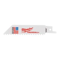 Milwaukee 49005460 - HOJA SABLE HACKZALL 100MM 6TPI, MADERA Y PVC - 5UDS