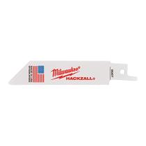 Milwaukee 49005424 - HOJA SABLE HACKZALL 100MM 25TPI, METAL - 5UDS