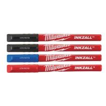 Milwaukee 48223165 - BLíSTER DE 4 MARCADORES ULTRAFINOS DE COLORES 0''6MM