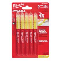 Milwaukee 48223201 - MARCADOR FLUORESCENTE AMARILLO - 5UDS