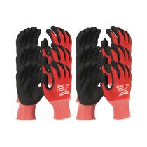 Milwaukee 4932471615 - GUANTES ANTICORTE NITRILO NIVEL A - L / 9 - PACK DE 12 PARES