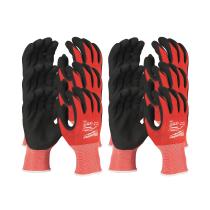 Milwaukee 4932471616 - GUANTES ANTICORTE NITRILO NIVEL A - XL / 10 - PACK DE 12 PAR