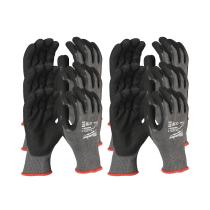 Milwaukee 4932471624 - GUANTES ANTICORTE NITRILO NIVEL E - XL / 10 - 12 PARES - PAC