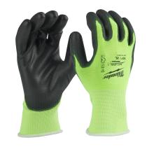 Milwaukee 4932479919 - GUANTES ANTICORTE DE POLIURETANO DE ALTA VISIBILIDAD NIVEL A