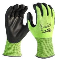 Milwaukee 4932479930 - GUANTES ANTICORTE DE POLIURETANO DE ALTA VISIBILIDAD NIVEL D