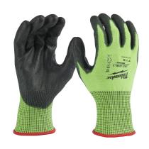 Milwaukee 4932479931 - GUANTES ANTICORTE DE POLIURETANO DE ALTA VISIBILIDAD NIVEL E