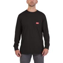 Milwaukee 4932493037 - CAMISETA DE TRABAJO DE MANGA LARGA, COLOR NEGRO, XXL