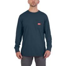 Milwaukee 4932493043 - CAMISETA DE TRABAJO DE MANGA LARGA, COLOR AZUL, S