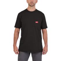 Milwaukee 4932493005 - CAMISETA DE TRABAJO DE MANGA CORTA, COLOR NEGRO, L