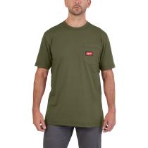 Milwaukee 4932493022 - CAMISETA DE TRABAJO DE MANGA CORTA, COLOR VERDE, XXL