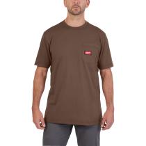 Milwaukee 493249333X - CAMISETA DE TRABAJO DE MANGA CORTA, COLOR MARRóN