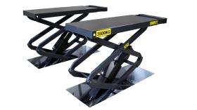 KROFT 9810MO - ELEVADOR DE TIJERA HIDRÁULICO INCORPORADO DE 3.5TON 220V