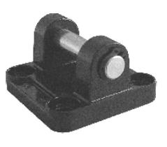 NEUMA 1380.32.09AF - CHARNELA POSTERIOR HEMBRA PARA CILINDRO ''ISO'' DIÁMETRO 32