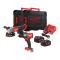 Milwaukee 4933492516 - Kit M18 FPP2E3-502X: taladro percutor y amoladora 125 mm