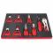 KROFT 8621 - Carro herramientas KROFtools negro de 7 cajones 160 piezas