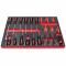 KROFT 8621 - Carro herramientas KROFtools negro de 7 cajones 160 piezas