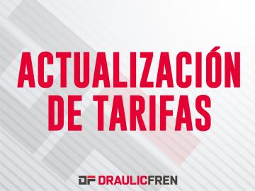 Actualización de tarifas - Diciembre 2023